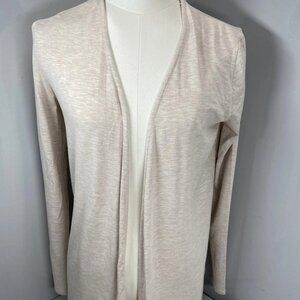 Majestic Filatures Women’s Soft Touch Open Cardigan – Ecru – Size M